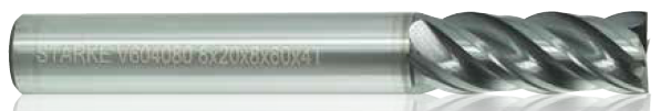 4 Flute Variable Helix End Mill