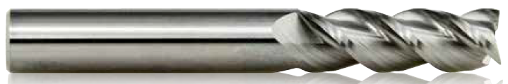 3 Flute 45° Helix Carbide Slot Drill