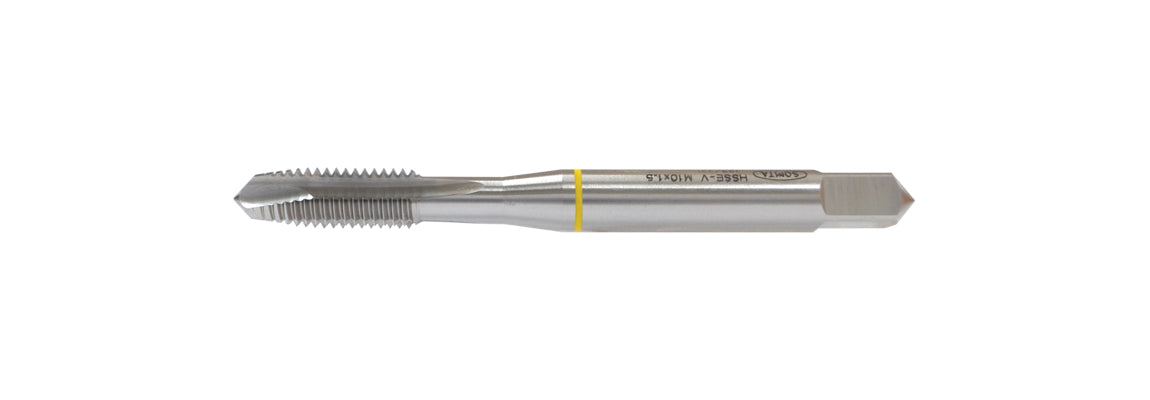 M4 Spiral Point Tap – Yellow Band – For Aluminium and Non-Ferrous Materials