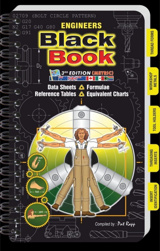 Engineers Black Book 3rd Edition Metric – front cover of workshop reference book
